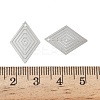 304 Stainless Steel Pendants STAS-C153-03P-3