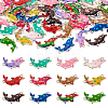  48Pcs 12 Colors Alloy Enamel Connector Charms ENAM-TA0001-60-1