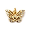 Brass Micro Pave Cubic Zirconia Pendants KK-I360-009G-03-1