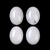 Natural White Jade Cabochons G-B080-01A-27-2