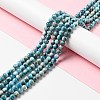 Natural Apatite Beads Strands G-G858-01A-2