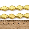 Electroplate Glass Beads Strands EGLA-H109-11H-4