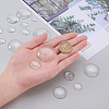 Transparent Glass Cabochons GGLA-CJ0001-01-6