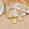 6Pcs Iron Brooch JEWB-FH00031-4