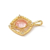 Brass Micro Pave Cubic Zirconia Pendants LS-KK-F905-17G-2