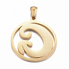 Ion Plating(IP) 304 Stainless Steel Pendants STAS-K162-049G-2