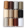 12 Colors Polyester Sewing Thread PW-WGD975A-17-1