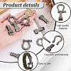 14 Sets Adjustable Alloy Screw Pin Shackle FIND-GA0004-98-3
