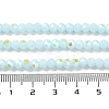 Opaque Glass Beads Strands EGLA-A035-P4mm-L10-4