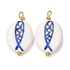 Handmade Porcelain Pendants PR-CBA8966-12G-1