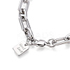 Brass Chain Bracelets BJEW-N032-04P-3