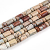 Natural Shoushan Stone Beads Strands G-N346-03A-07-2
