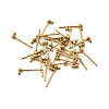 304 Stainless Steel Ball Post Stud Earring Findings STAS-Z035-01G01-F-1