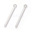 Tarnish Resistant 304 Stainless Steel Pendants STAS-P186-05P-43mm-1
