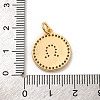 Brass Micro Pave Cubic Zirconia Pendants KK-U033-20G-3