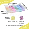 DIY Column Baking Paint Glass Seed Beads Bracelets Making Kits SEED-FS0001-39-4