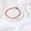 1Pc Lotus Alloy Charm Bracelets BJEW-LP0003-21-3