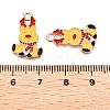 Christmas Theme Alloy Enamel Pendants ENAM-T020-10T-3