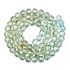 Baking Paint Transparent Glass Beads Strands LS-DGLA-A035-T8mm-A11-3
