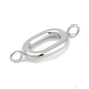 304 Stainless Steel Letter Connector Charms LS-STAS-M108-01P-15-2