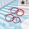 2Pcs 2 Style Resin Evil Eye Braided Bead Bracelets Set BJEW-JB08425-2