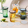 10Pcs Acrylic Heat Transfer Blanks Lid Decorations DIY-BC0013-71B-5