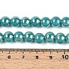 Electroplate Opaque Glass Beads Strands GLAA-T032-P10mm-AB12A-4