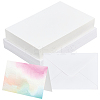 50Pcs Wood Pulp Cotton Blank Greeting Cards DIY-WH0816-027B-1