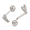 304 Stainless Steel Cartilage Earrings EJEW-B066-01F-P-2