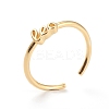Constellation/Zodiac Sign Brass Cuff Rings RJEW-J074-05G-G-2