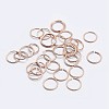 925 Sterling Silver Open Jump Rings STER-F036-02RG-0.5x4mm-1