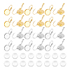DIY Blank Dome Earring Making Kit STAS-UN0047-79-1
