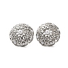 304 Stainless Steel Flower Stud Earrings for Women EJEW-Z068-05P-1