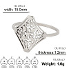 201 Stainless Steel Finger Rings FS-WG07FAA-02-3