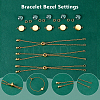 10Pcs 304 Stainless Steel Slider Cable Chain Slider Bracelet Makings DIY-DC00002-6