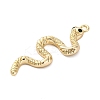 Brass Micro Pave Cubic Zirconia Pendants KK-Q042-01G-2