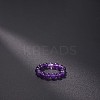 Natural Jade Stretchy Finger Rings FS-WG01730-51-1