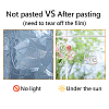 21Pcs Waterproof PVC Colored Laser Stained Window Film Adhesive Stickers DIY-WH0256-097-8