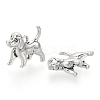 Tibetan Style Alloy Puppy Pendants X-TIBEP-Q076-065AS-RS-1