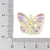 Rack Plating Alloy Enamel Pendants PALLOY-F018-22G-01-3