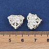 Brass Pave Cubic Zirconia Multi-strand Links ZIRC-F145-04S-01-3