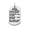 304 Stainless Steel Enamel Pendants STAS-U043-03P-1