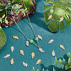 16Pcs 2 Colors 304 Stainless Steel Pendants STAS-UN0039-51-2