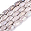 Anti-Tarnish Electroplate Glass Beads Strands EGLA-Q130-02A-02-1