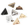 4 Bags 4 Colors Zinc Alloy Twist Bag Lock Purse Catch Clasps PURS-TA0001-03-2