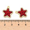 Brass Micro Pave Cubic Zirconia Pendants KK-C158-03B-G-3
