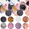 160Pcs 8 Colors Spray Painted Natural Akoya Shell Pendants SHEL-SC0001-38-1