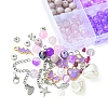 DIY Glass & CCB & ABS Plastic Imitation Pearl Beads Bracelets Mkaing Kits DIY-FS0007-17-3