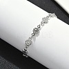 304 Stainless Steel Link Bracelets BJEW-Z132-02P-1