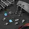 36Pcs 9 Style 304 Stainless Steel Clip-on Earring Findings STAS-SC0003-70-5